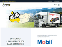 Tablet Screenshot of koeb-oele.at